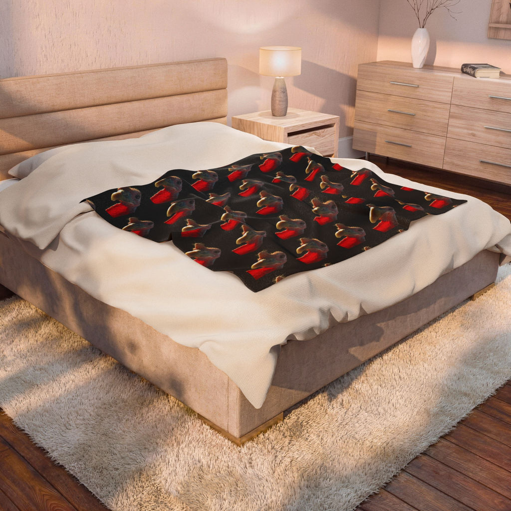Intense Stare Plush Blanket
