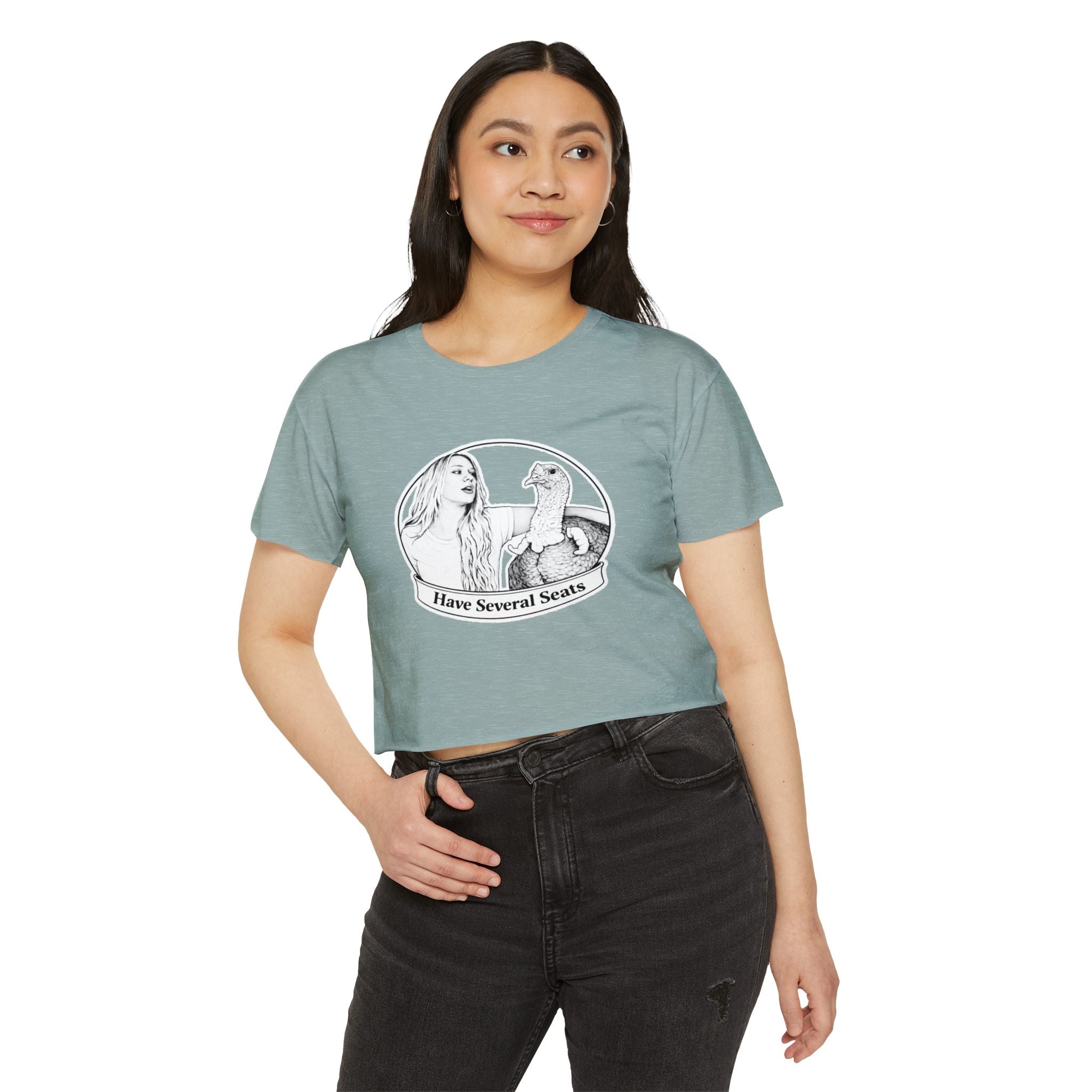 Have Several Seats Crop Top