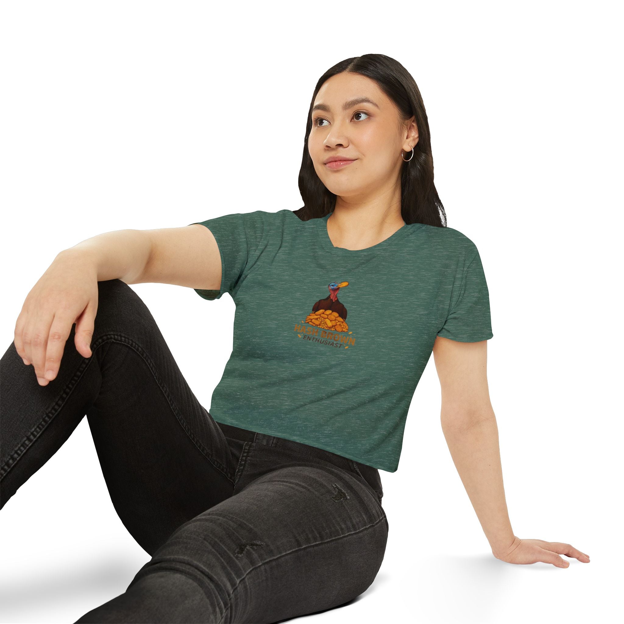 Hash Brown Enthusiast Crop Top