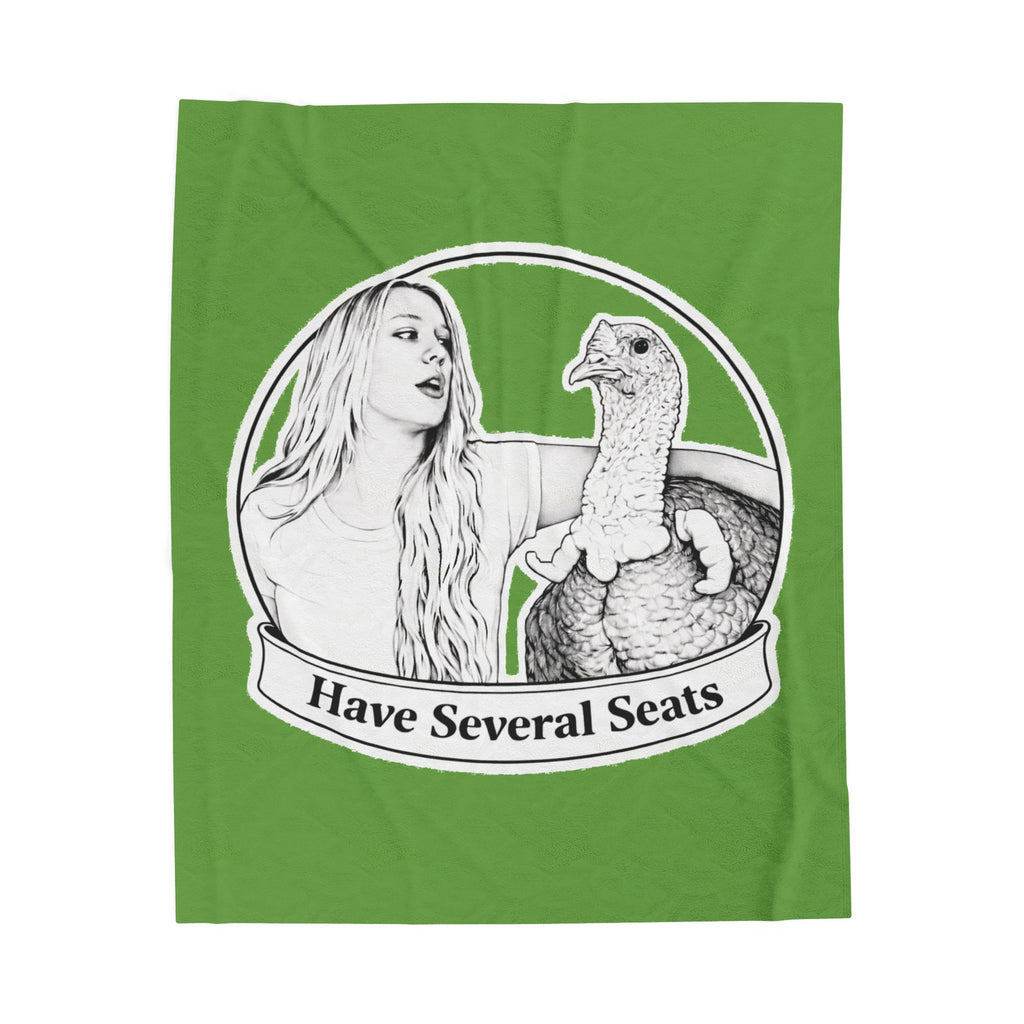 Have Several Seats Plush Blanket