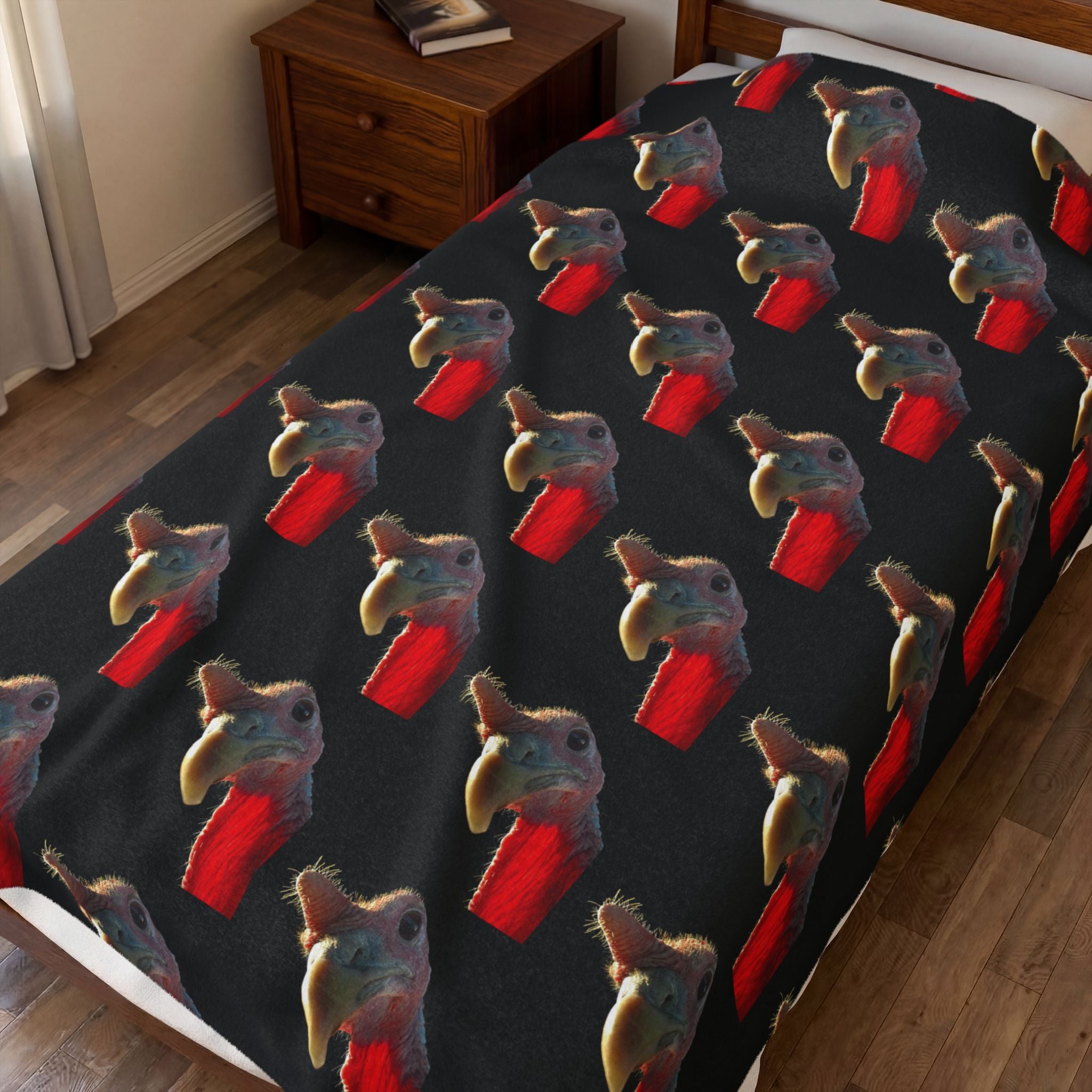 Intense Stare Plush Blanket