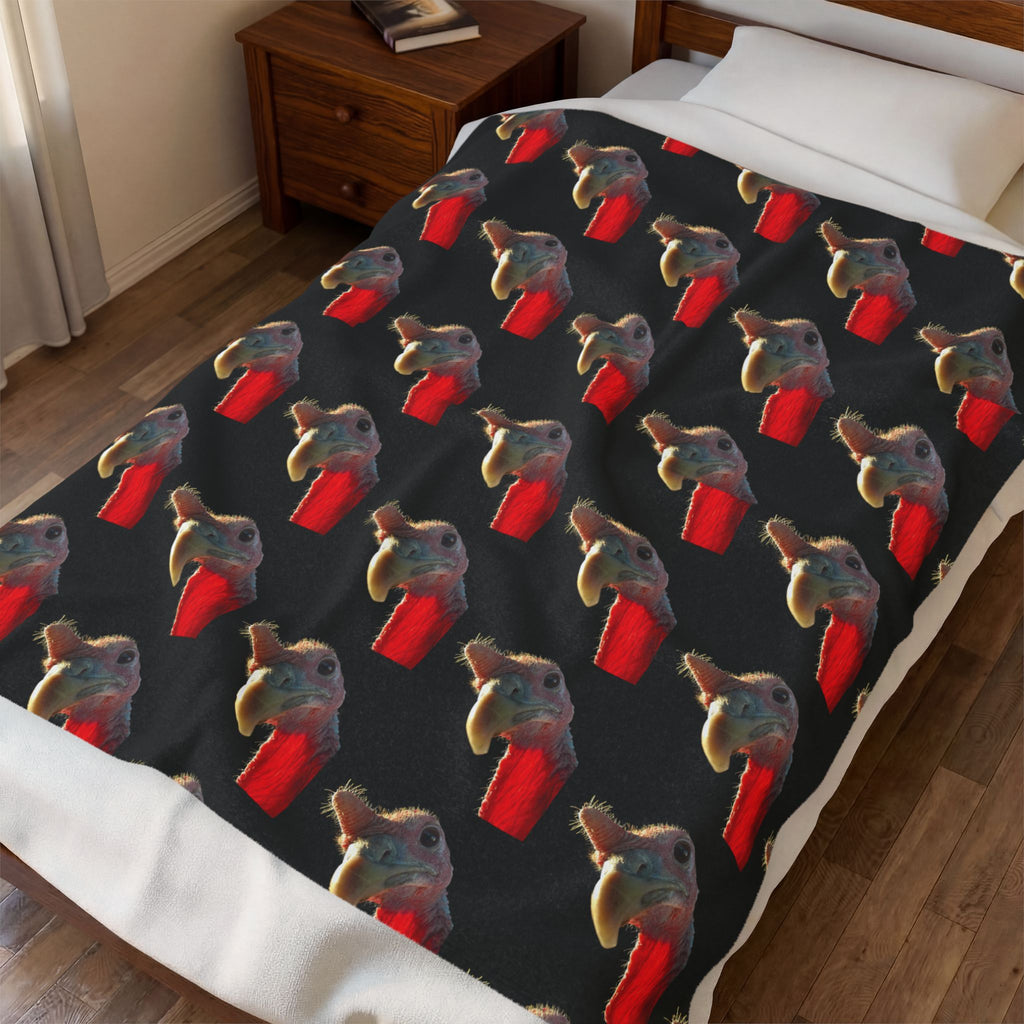 Intense Stare Plush Blanket