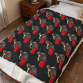 Intense Stare Plush Blanket