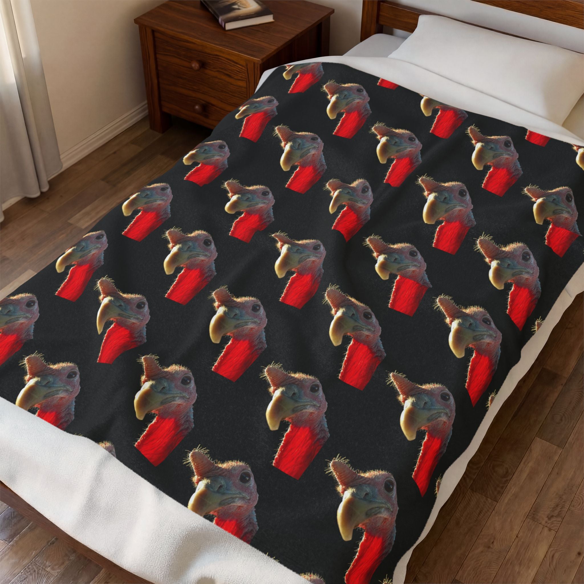 Intense Stare Plush Blanket