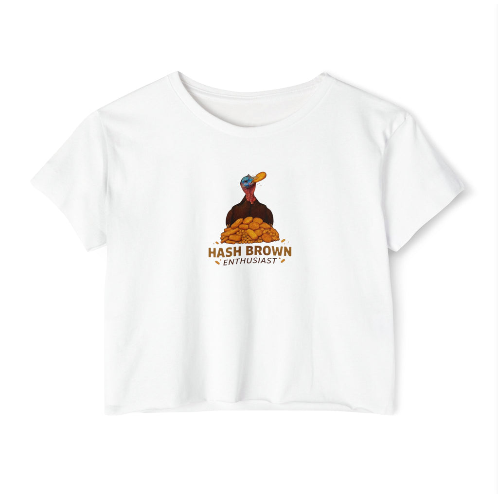Hash Brown Enthusiast Crop Top