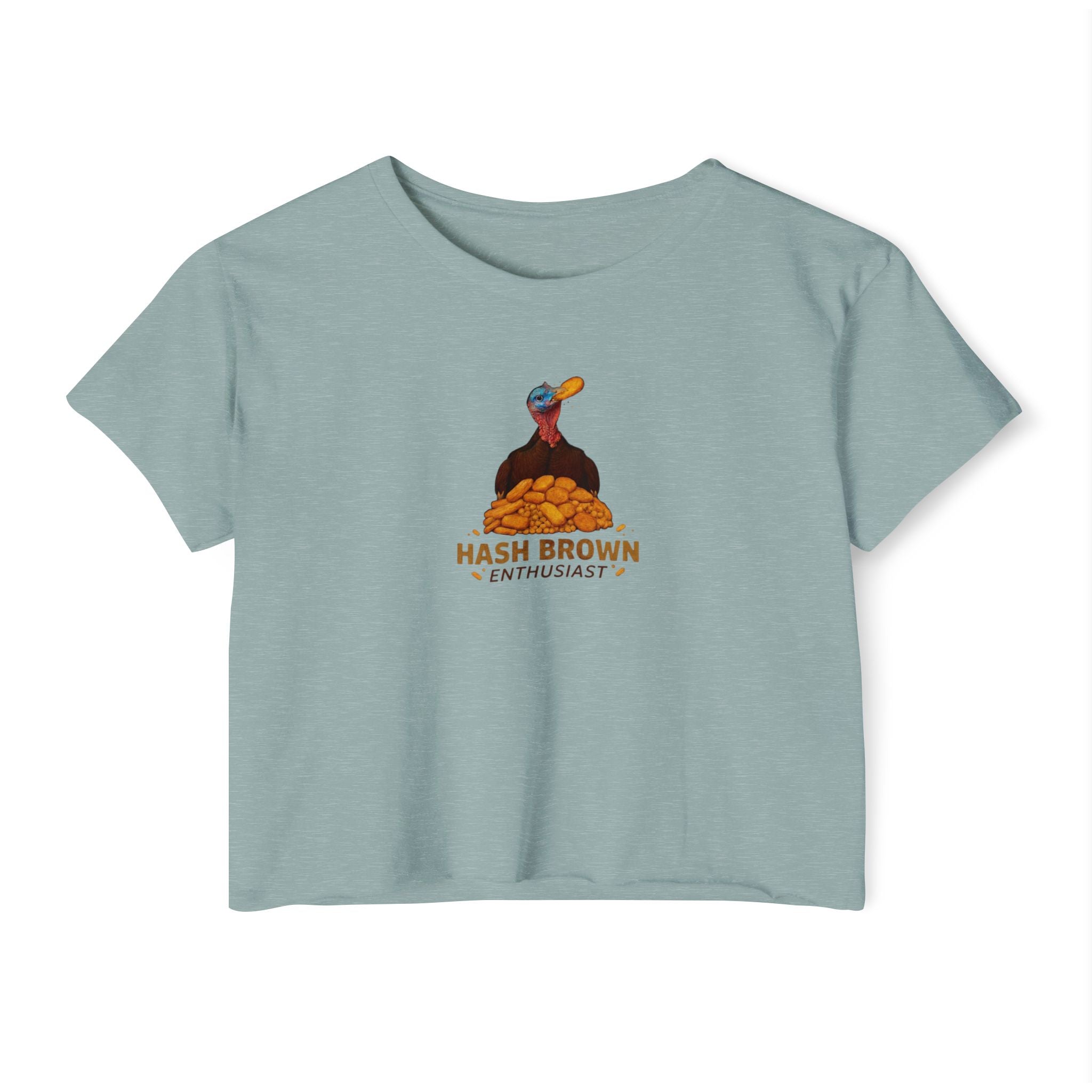 Hash Brown Enthusiast Crop Top