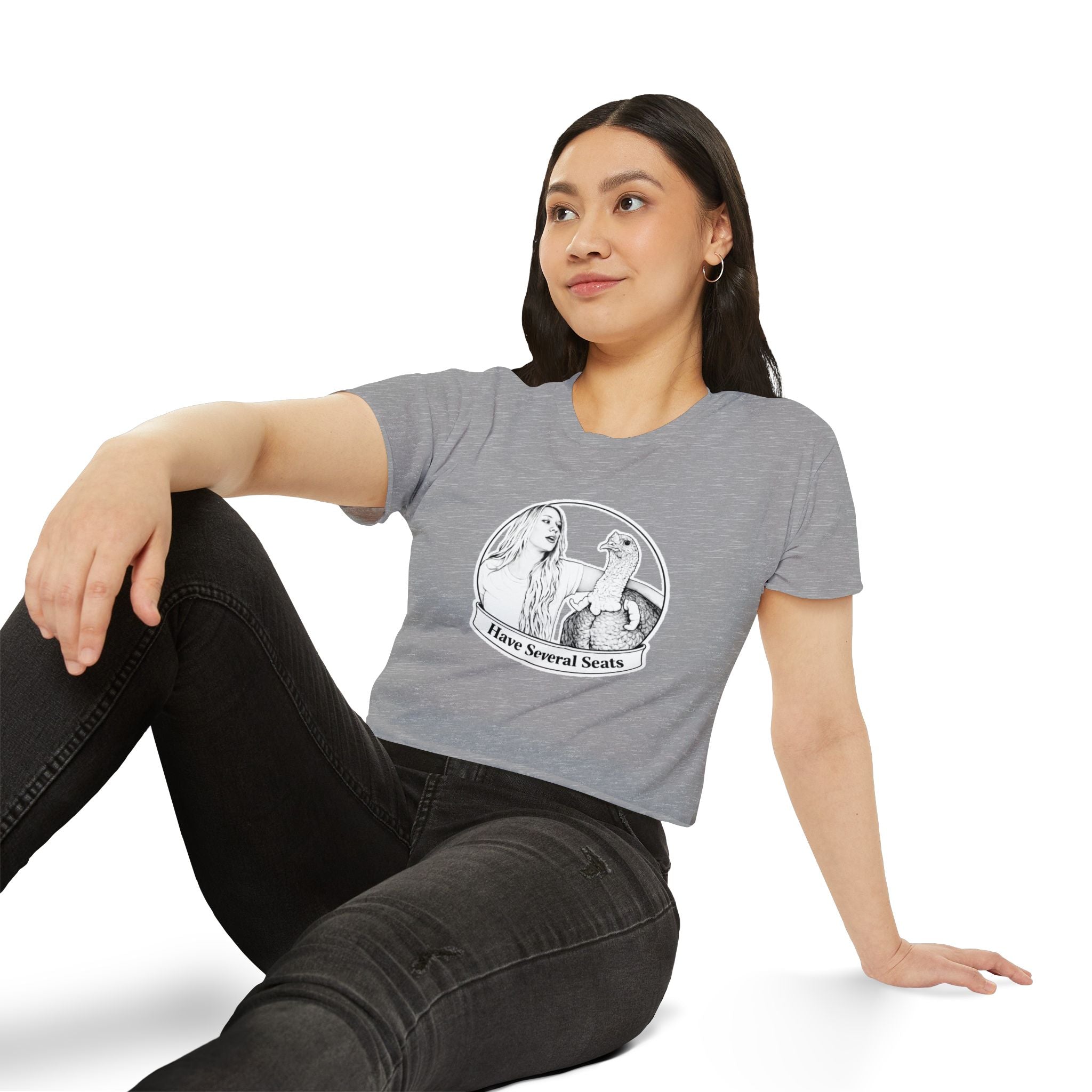 Have Several Seats Crop Top