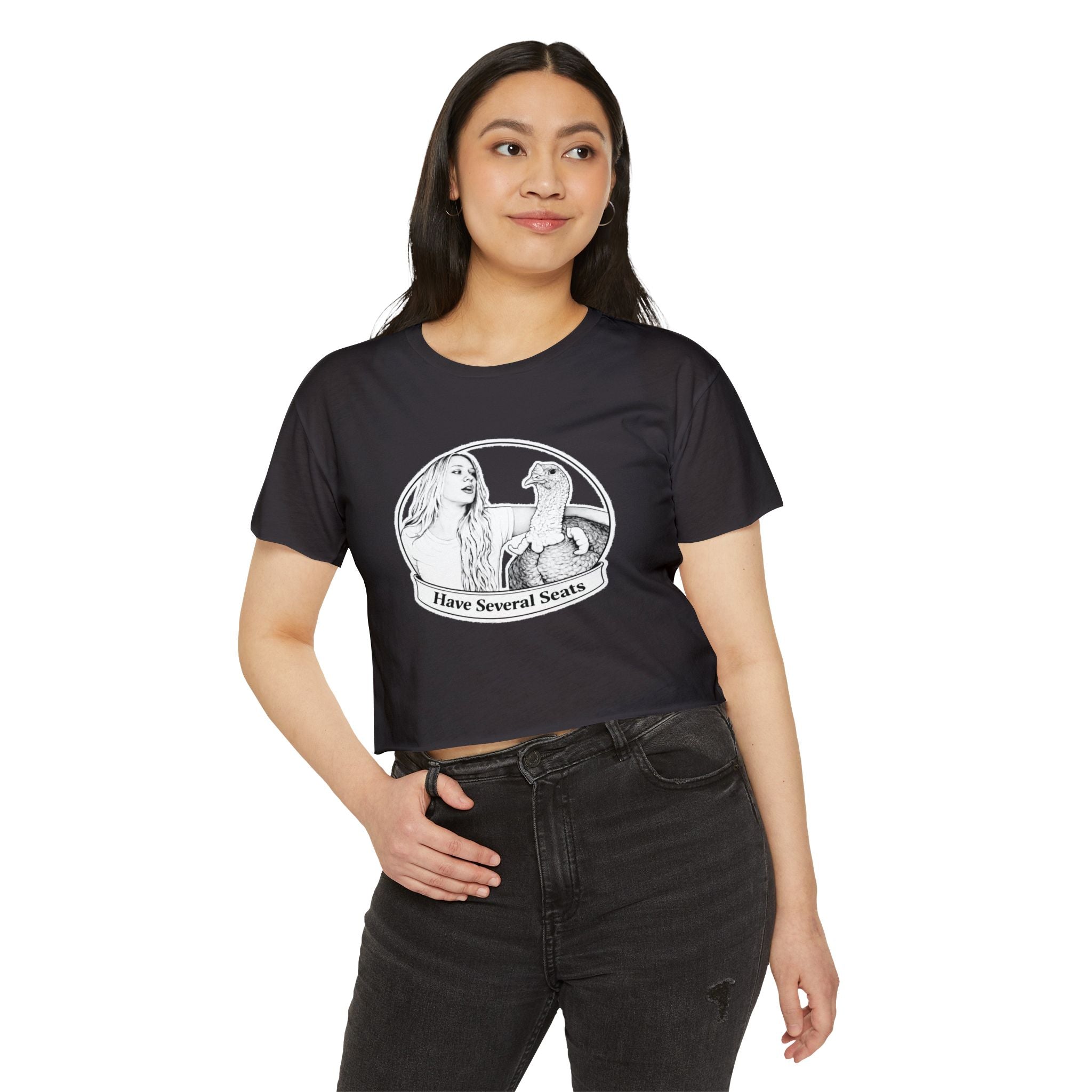 Have Several Seats Crop Top