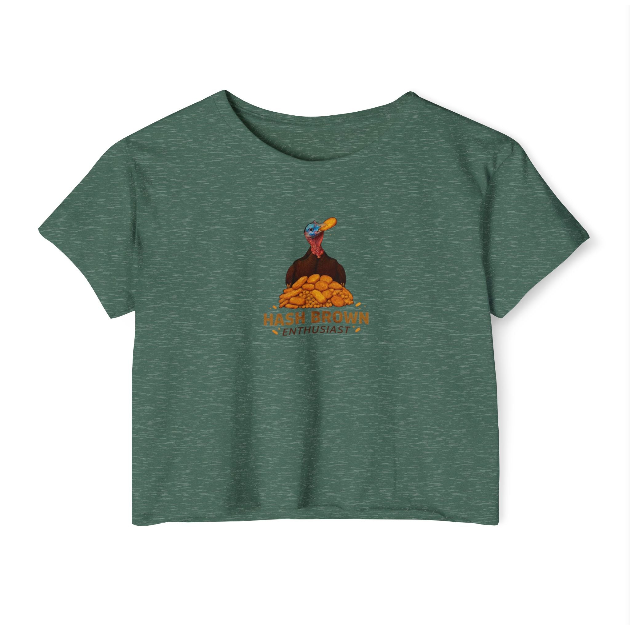 Hash Brown Enthusiast Crop Top