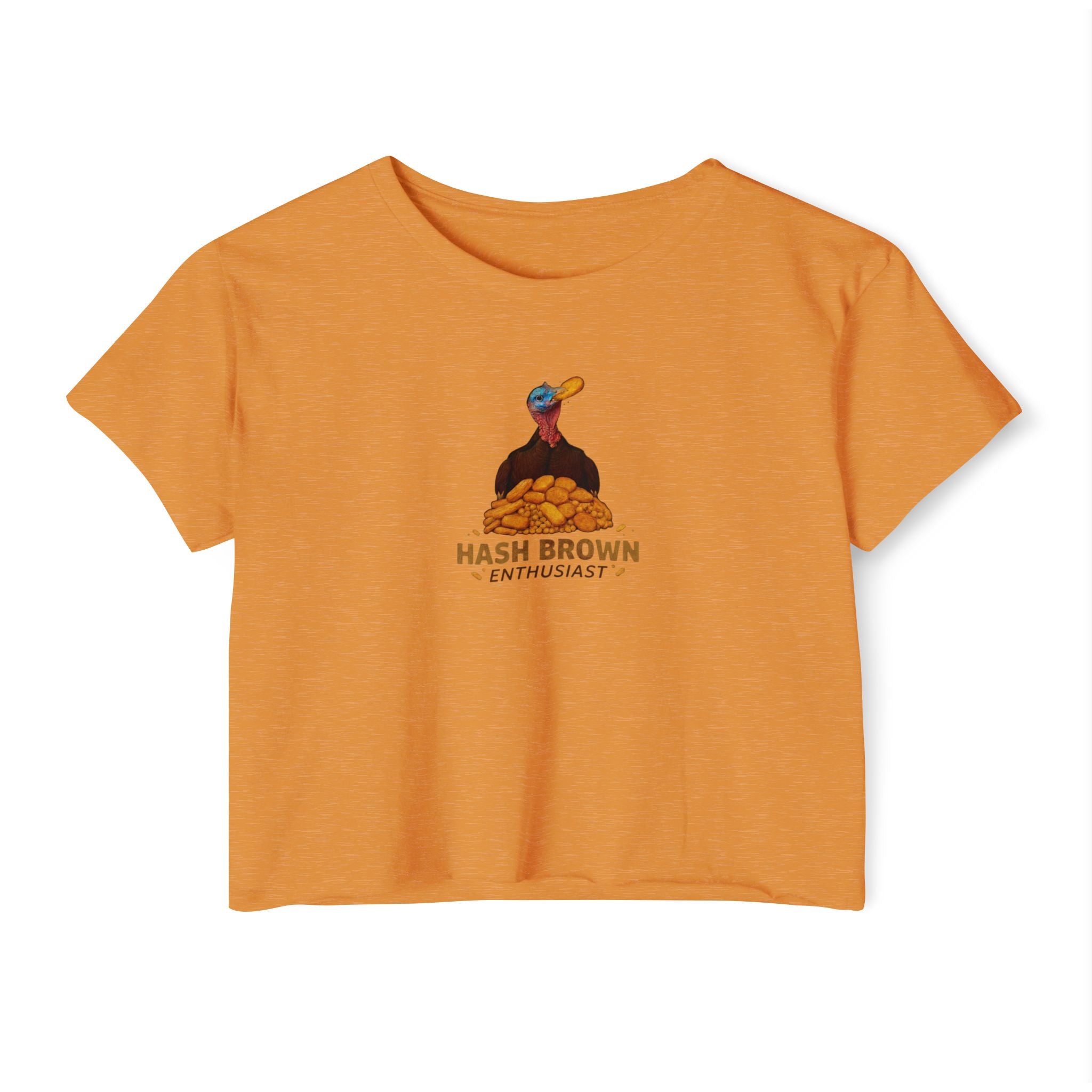 Hash Brown Enthusiast Crop Top