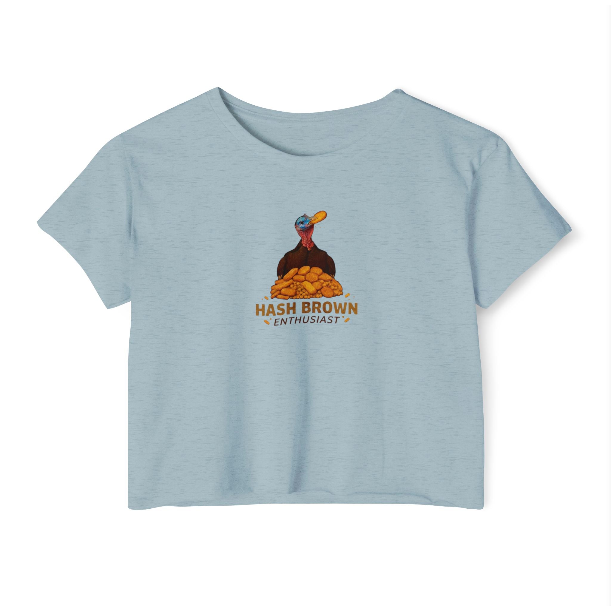 Hash Brown Enthusiast Crop Top