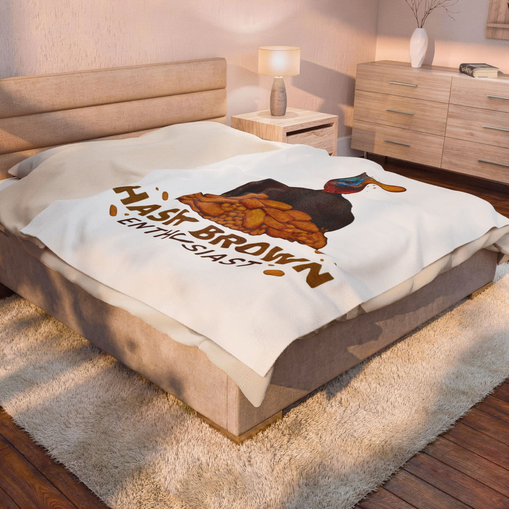 Hash Brown Enthusiast Plush Blanket