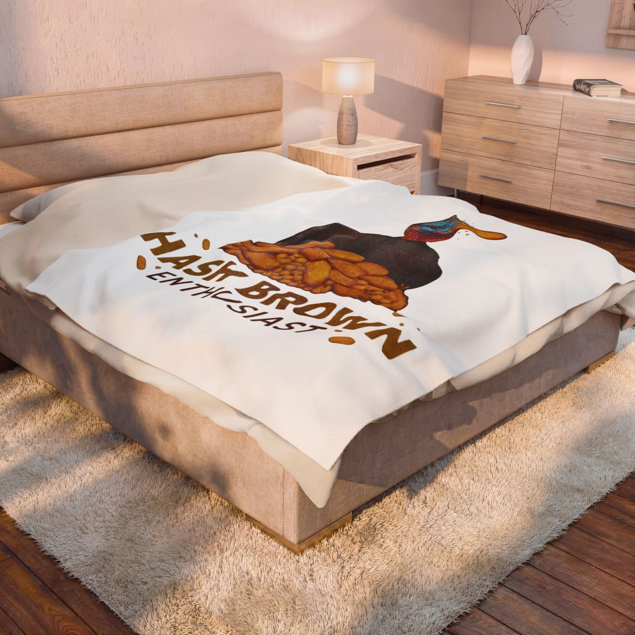 Hash Brown Enthusiast Plush Blanket