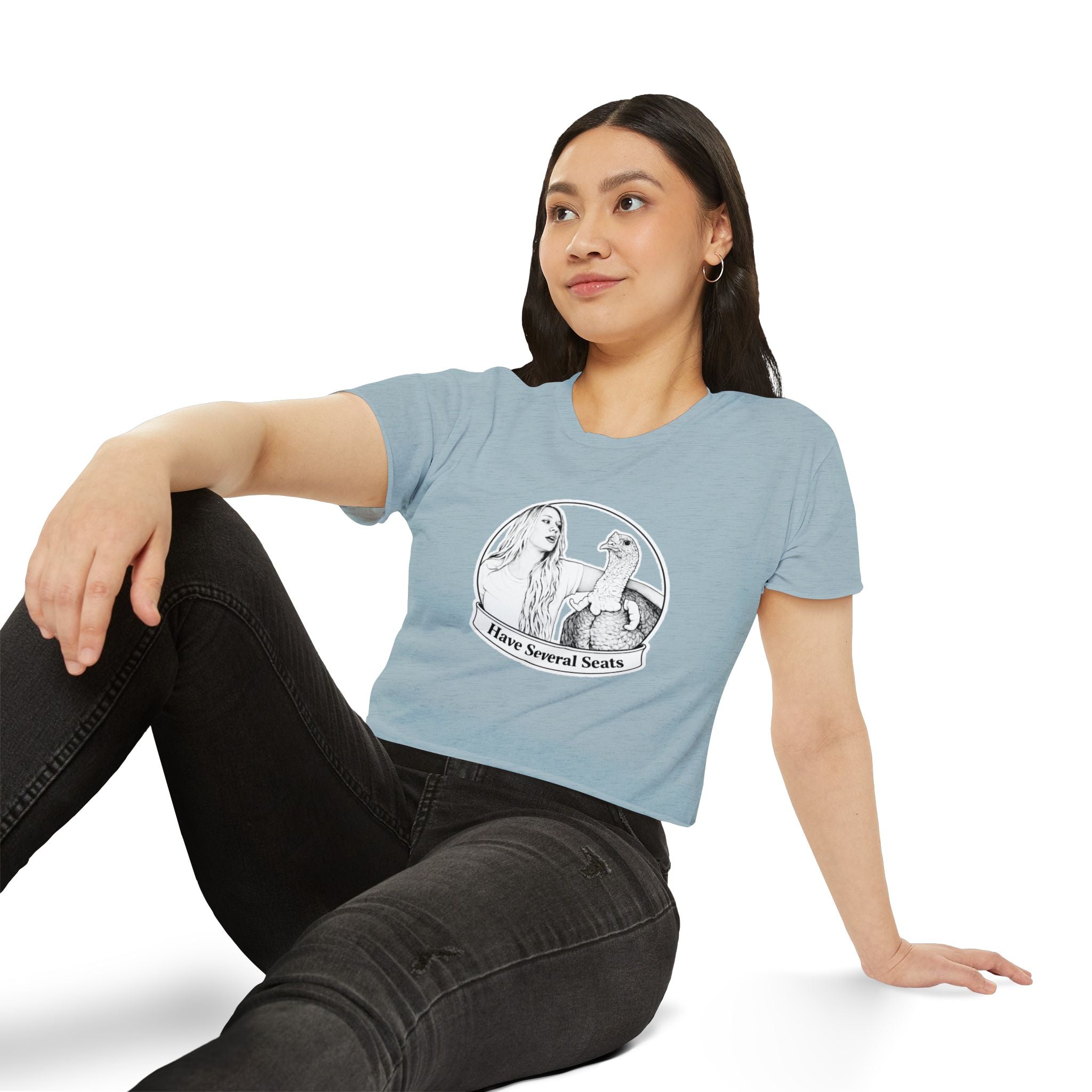 Have Several Seats Crop Top