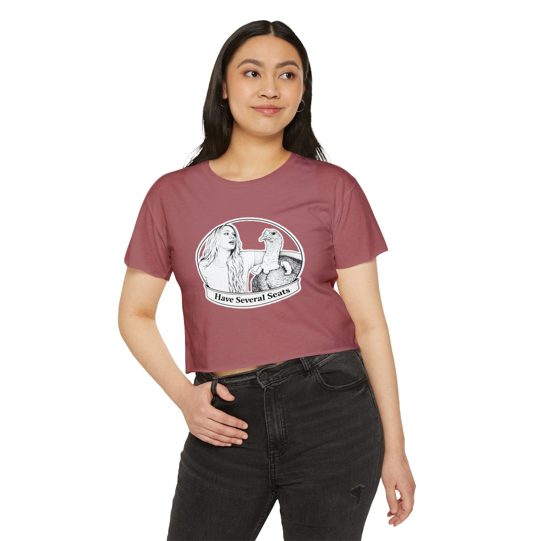 Have Several Seats Crop Top