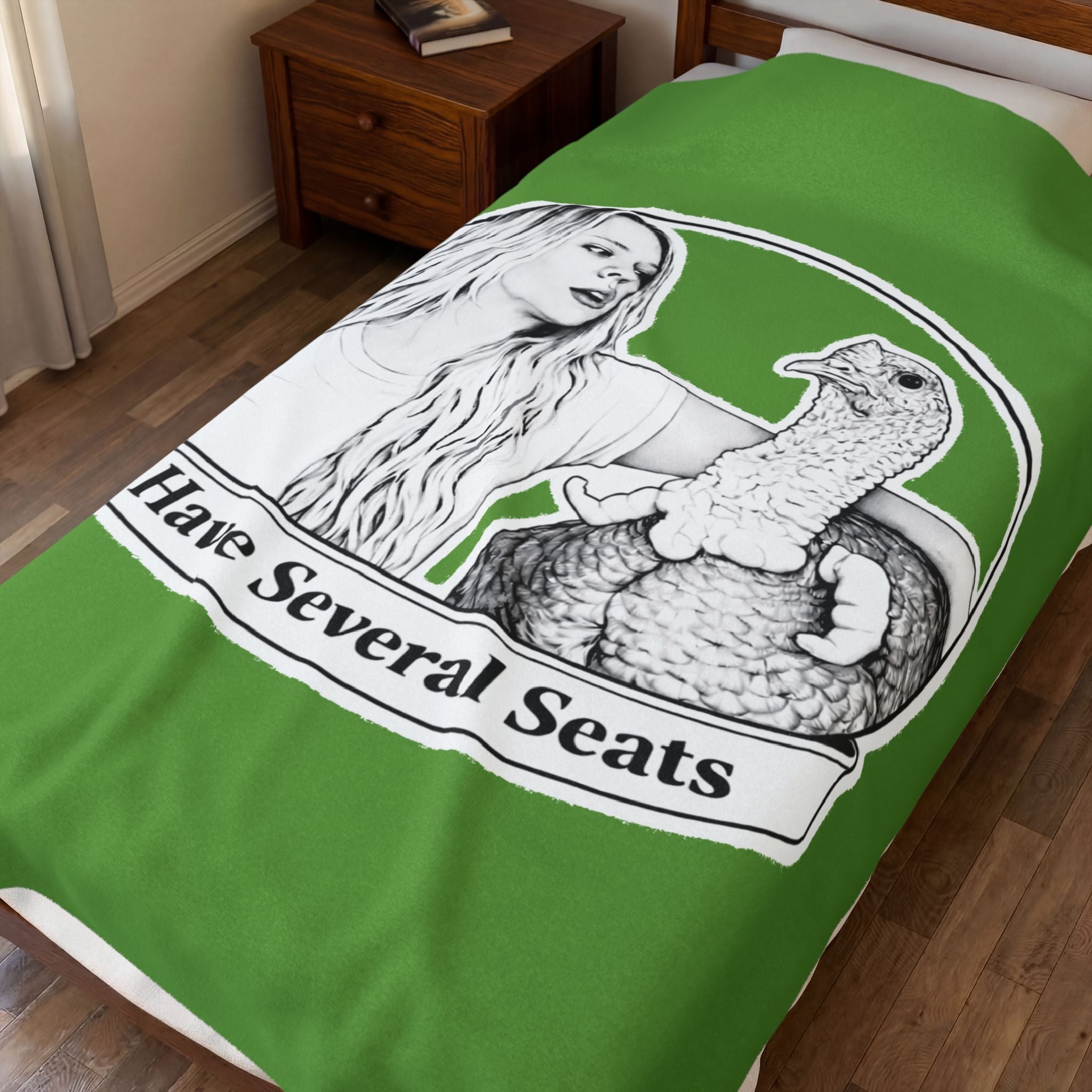 Have Several Seats Plush Blanket