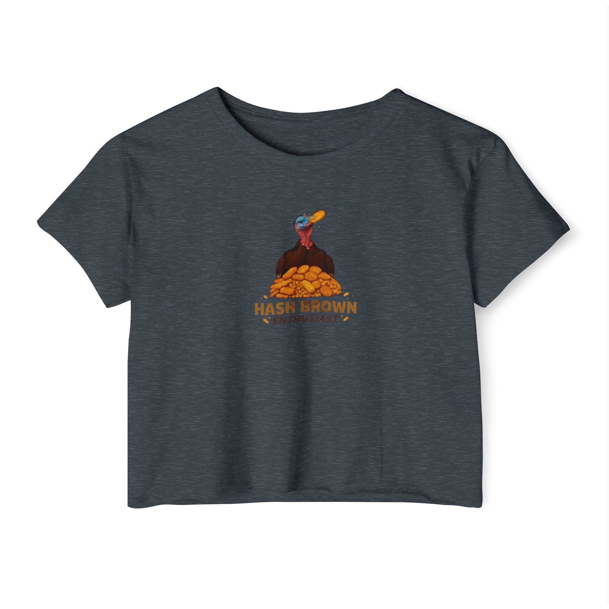 Hash Brown Enthusiast Crop Top
