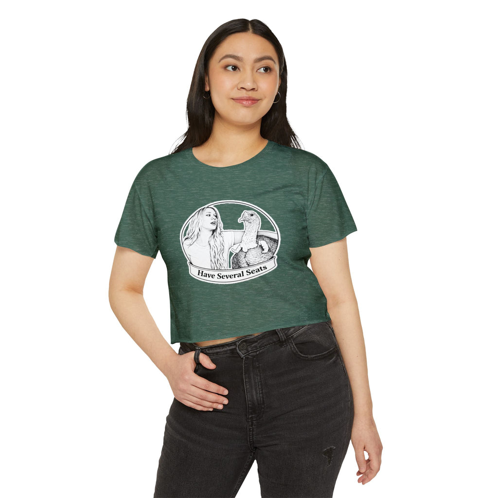 Have Several Seats Crop Top