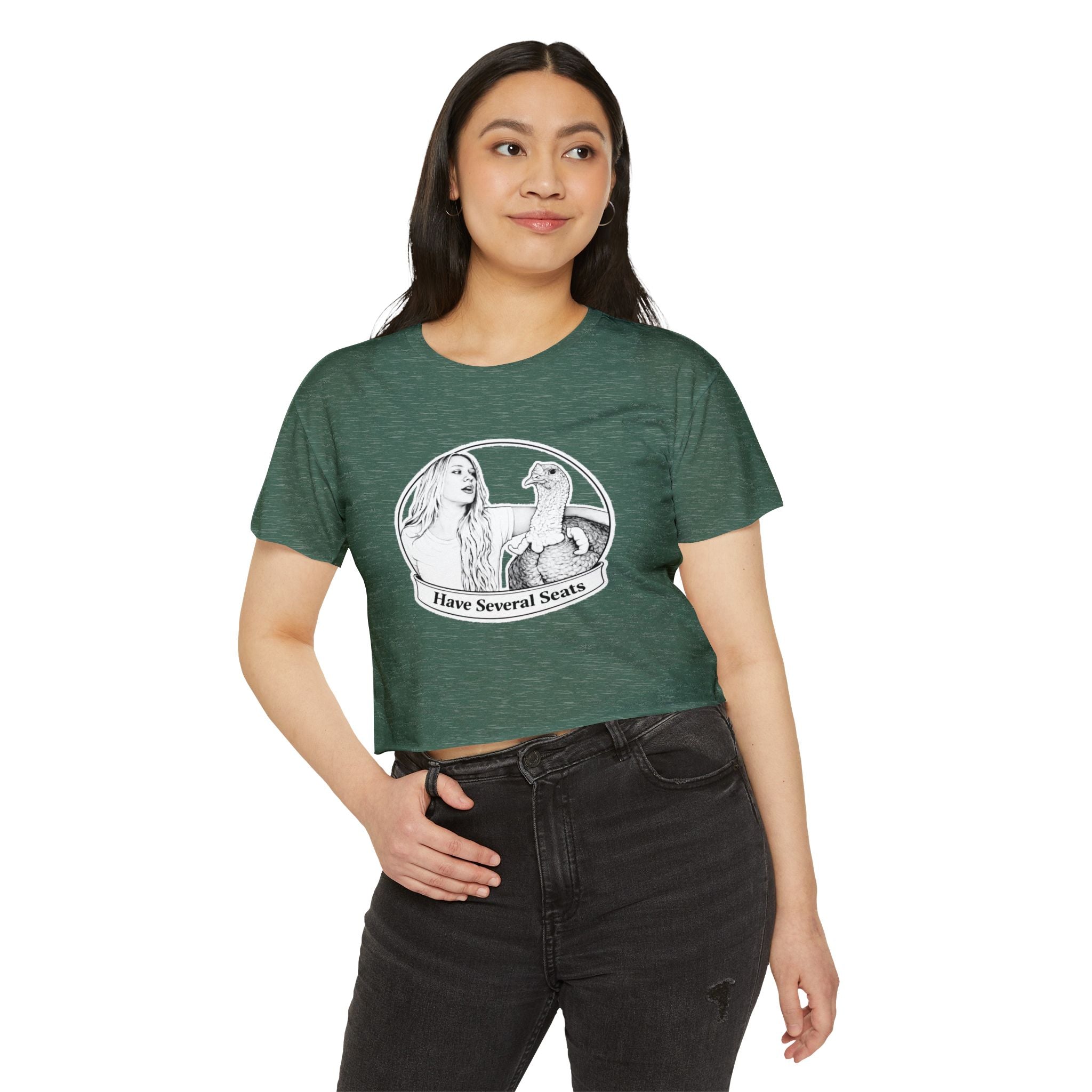 Have Several Seats Crop Top