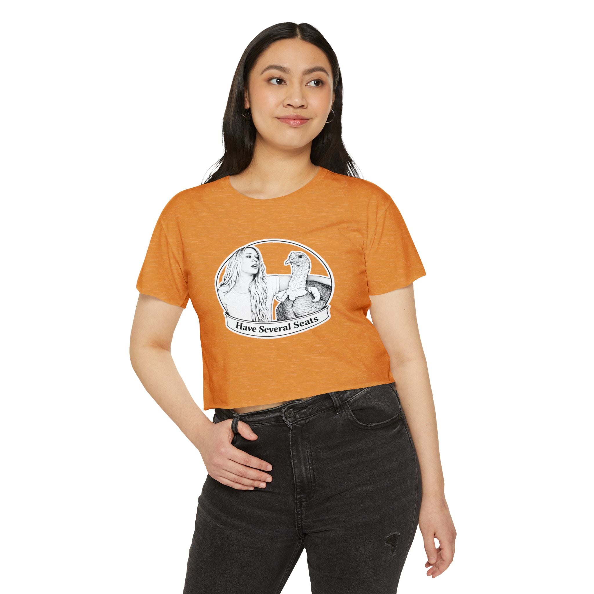 Have Several Seats Crop Top
