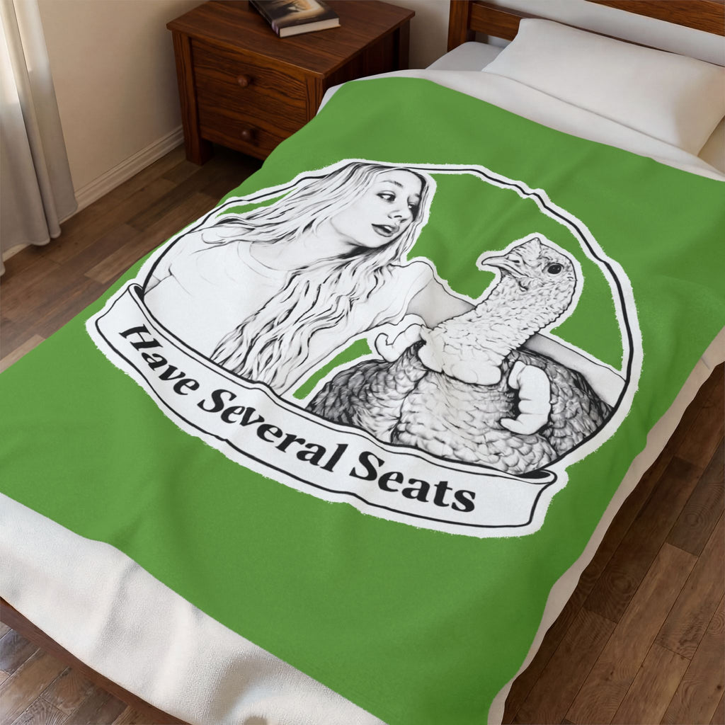 Have Several Seats Plush Blanket