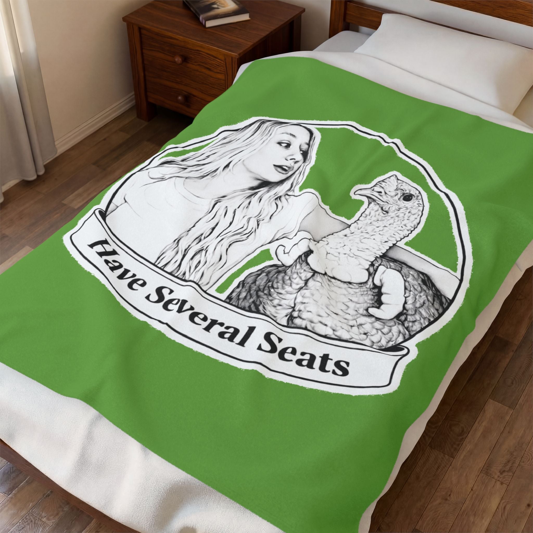 Have Several Seats Plush Blanket