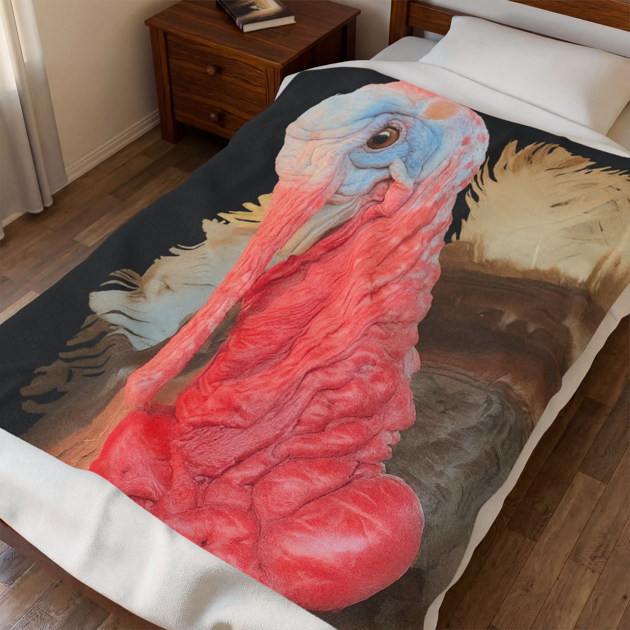 Goosington Black Plush Blanket