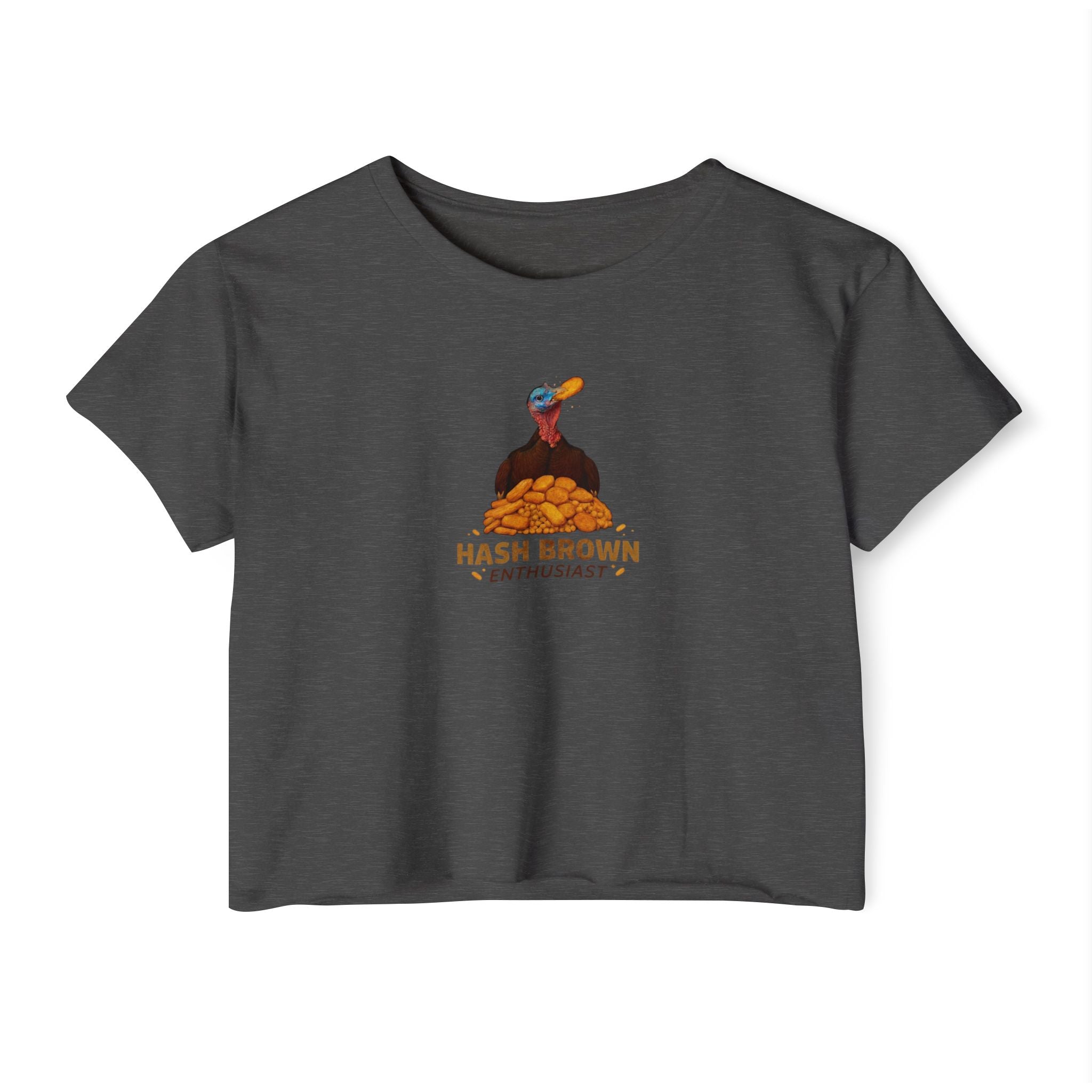 Hash Brown Enthusiast Crop Top