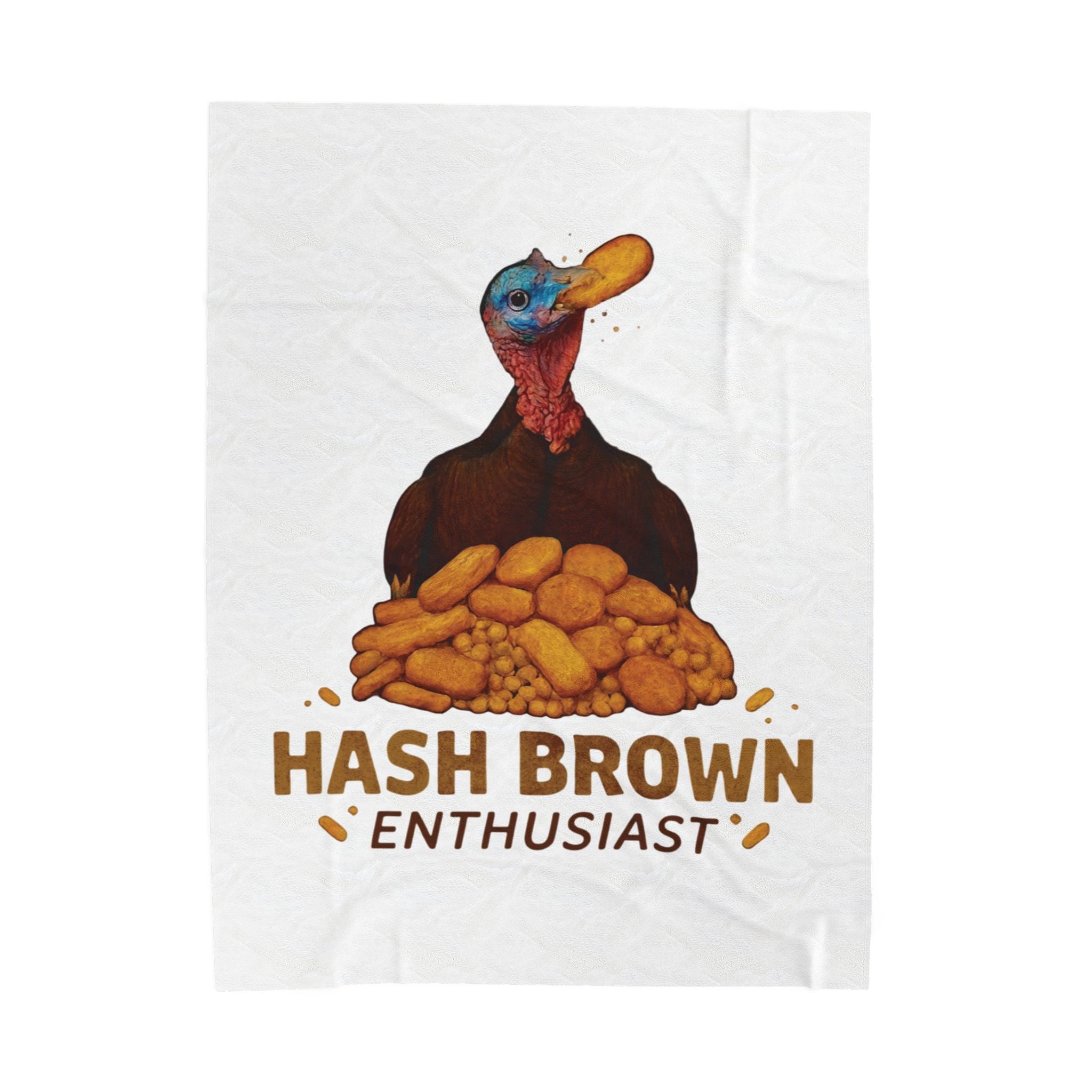 Hash Brown Enthusiast Plush Blanket