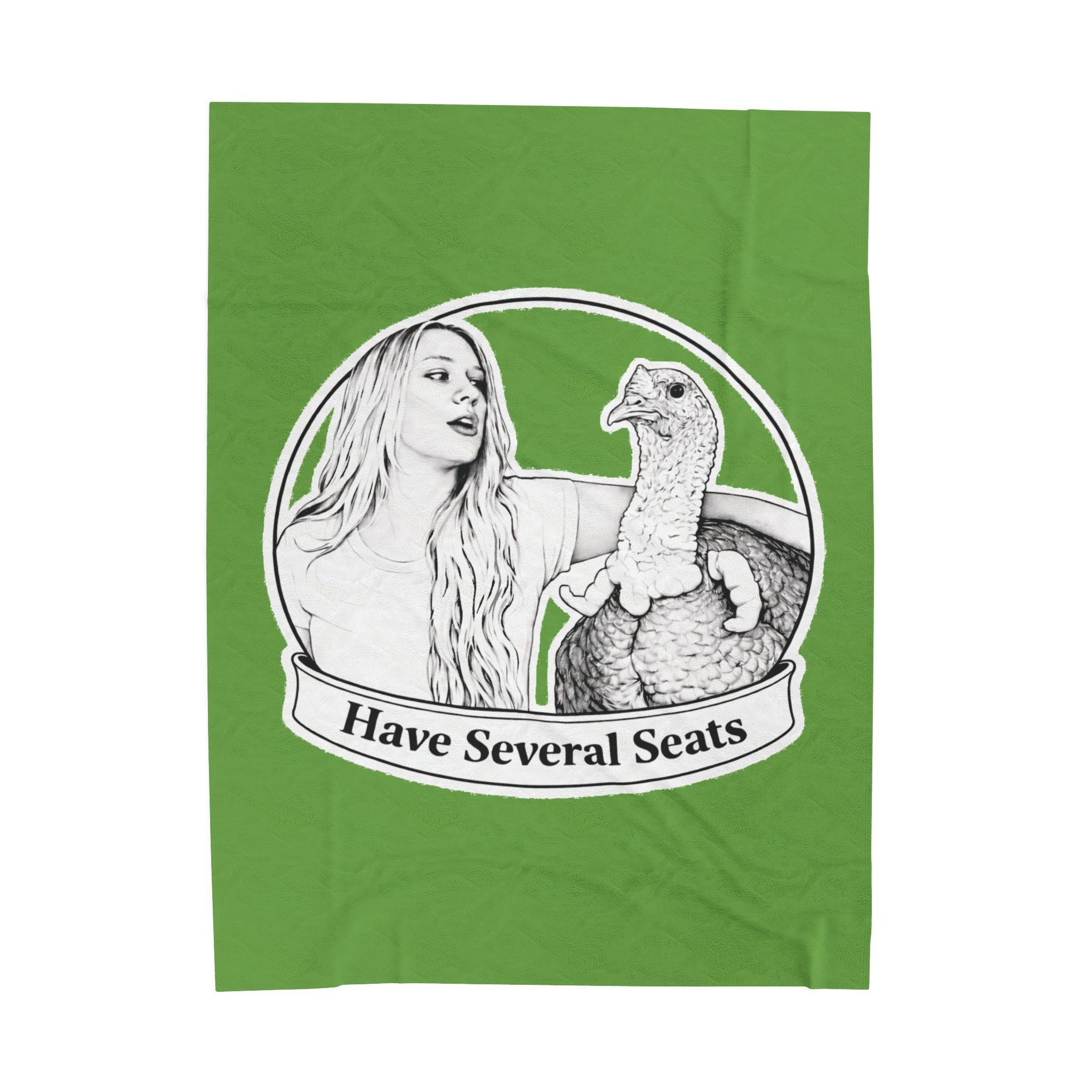 Have Several Seats Plush Blanket