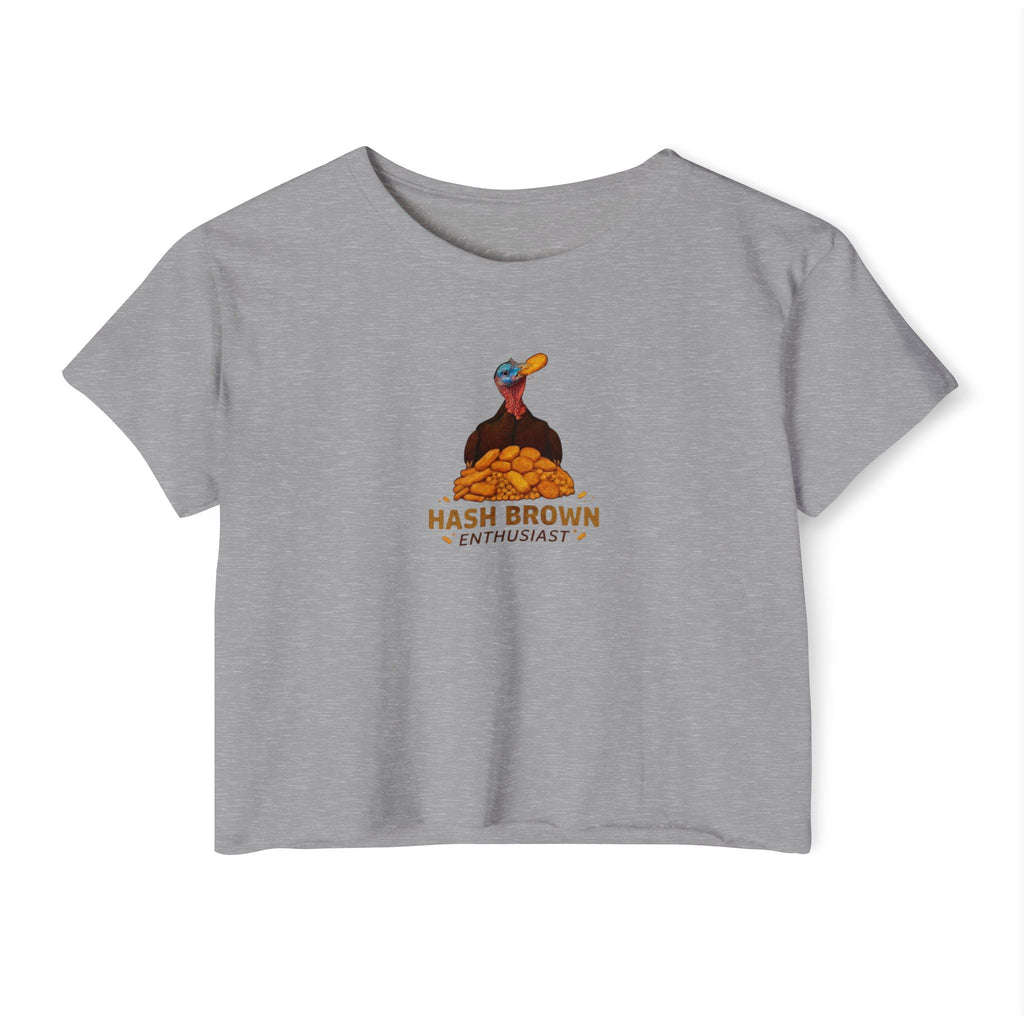 Hash Brown Enthusiast Crop Top
