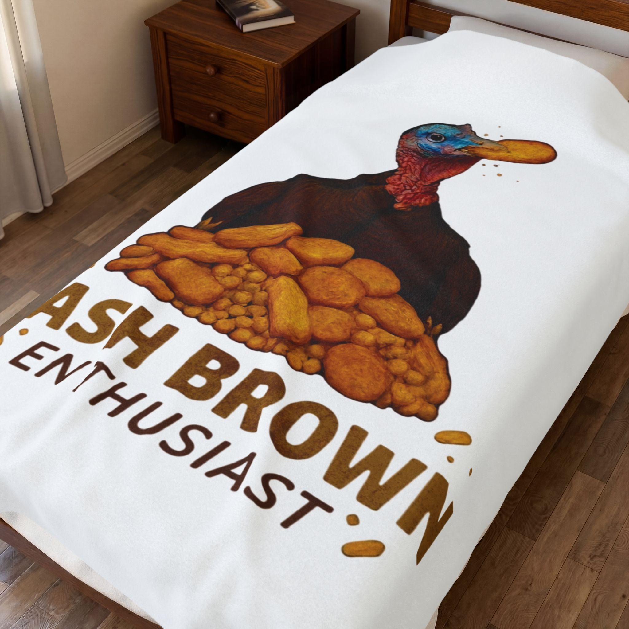 Hash Brown Enthusiast Plush Blanket