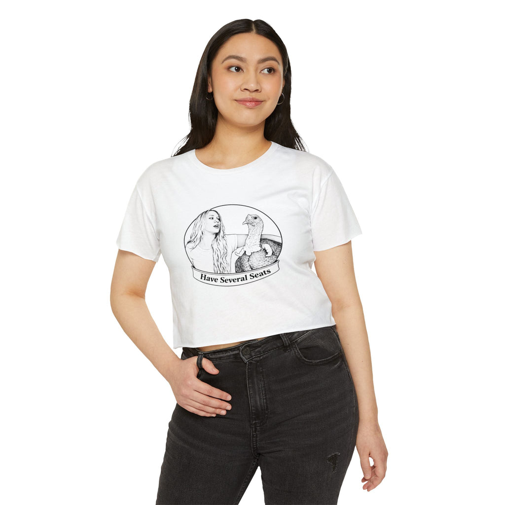 Have Several Seats Crop Top