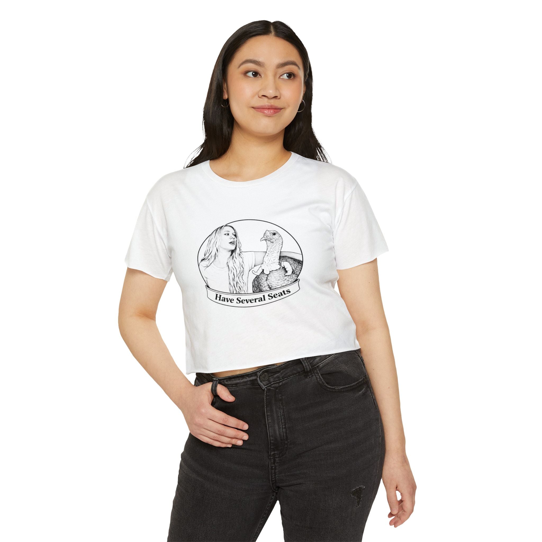 Have Several Seats Crop Top