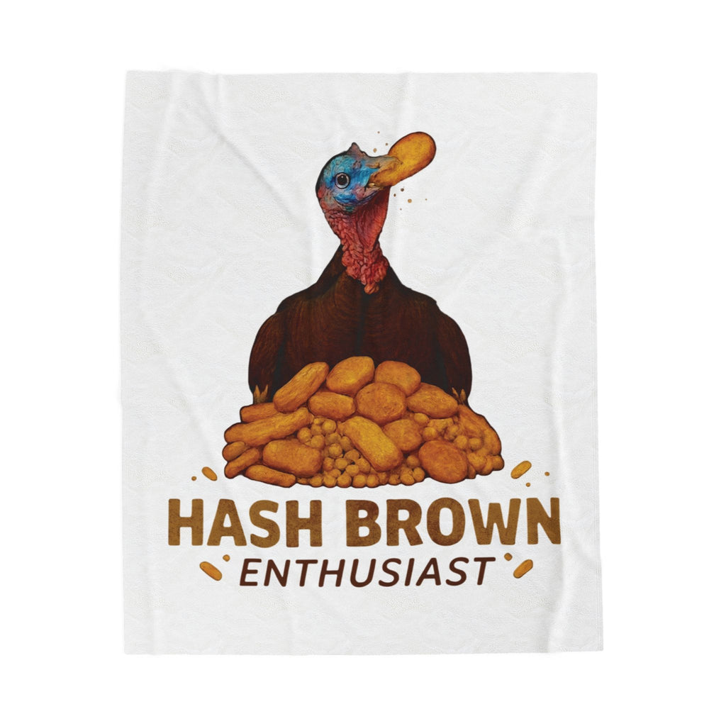 Hash Brown Enthusiast Plush Blanket