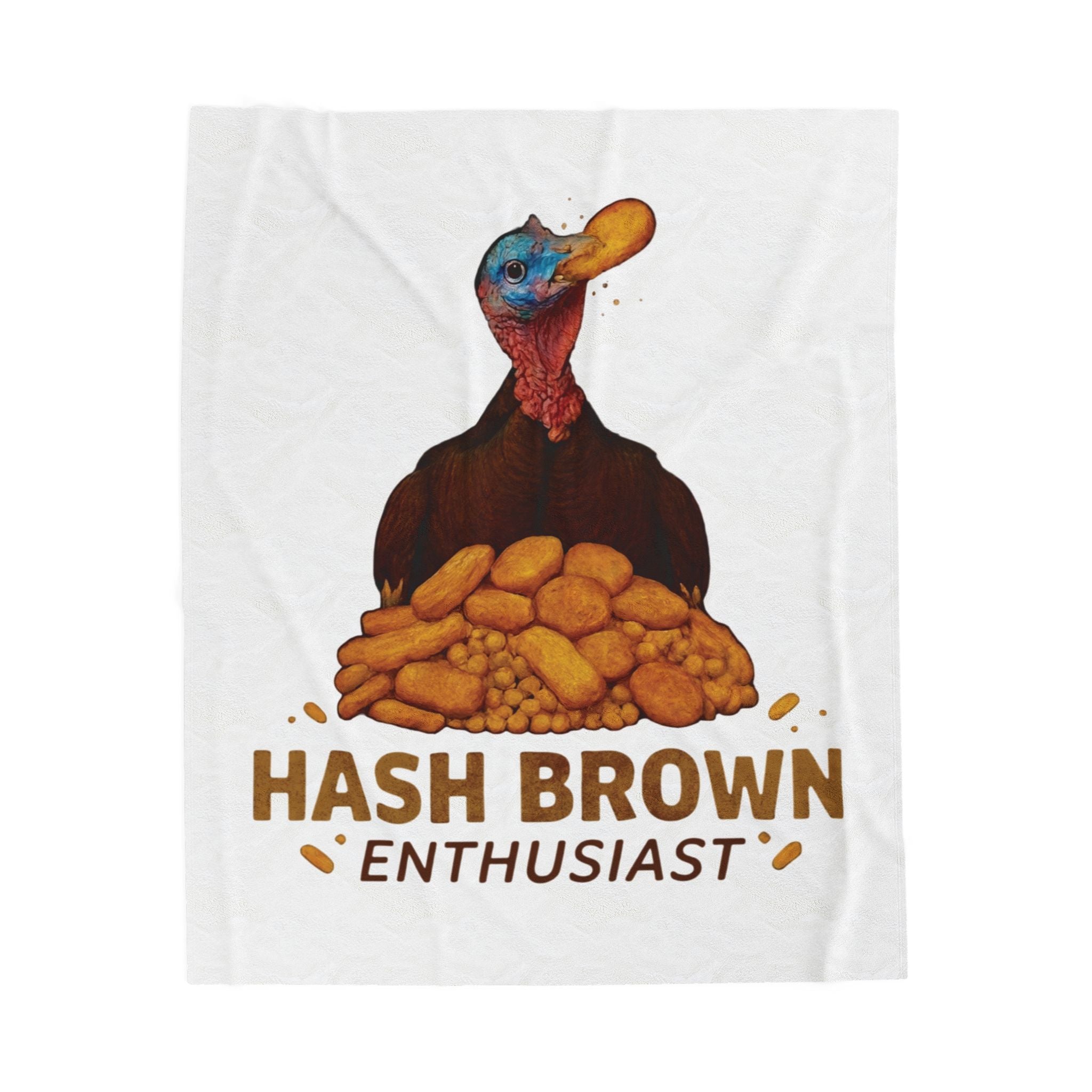 Hash Brown Enthusiast Plush Blanket