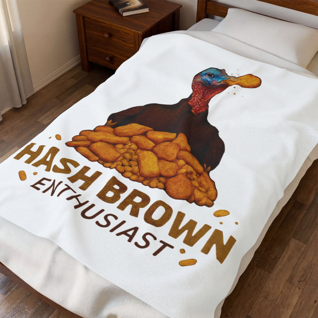 Hash Brown Enthusiast Plush Blanket