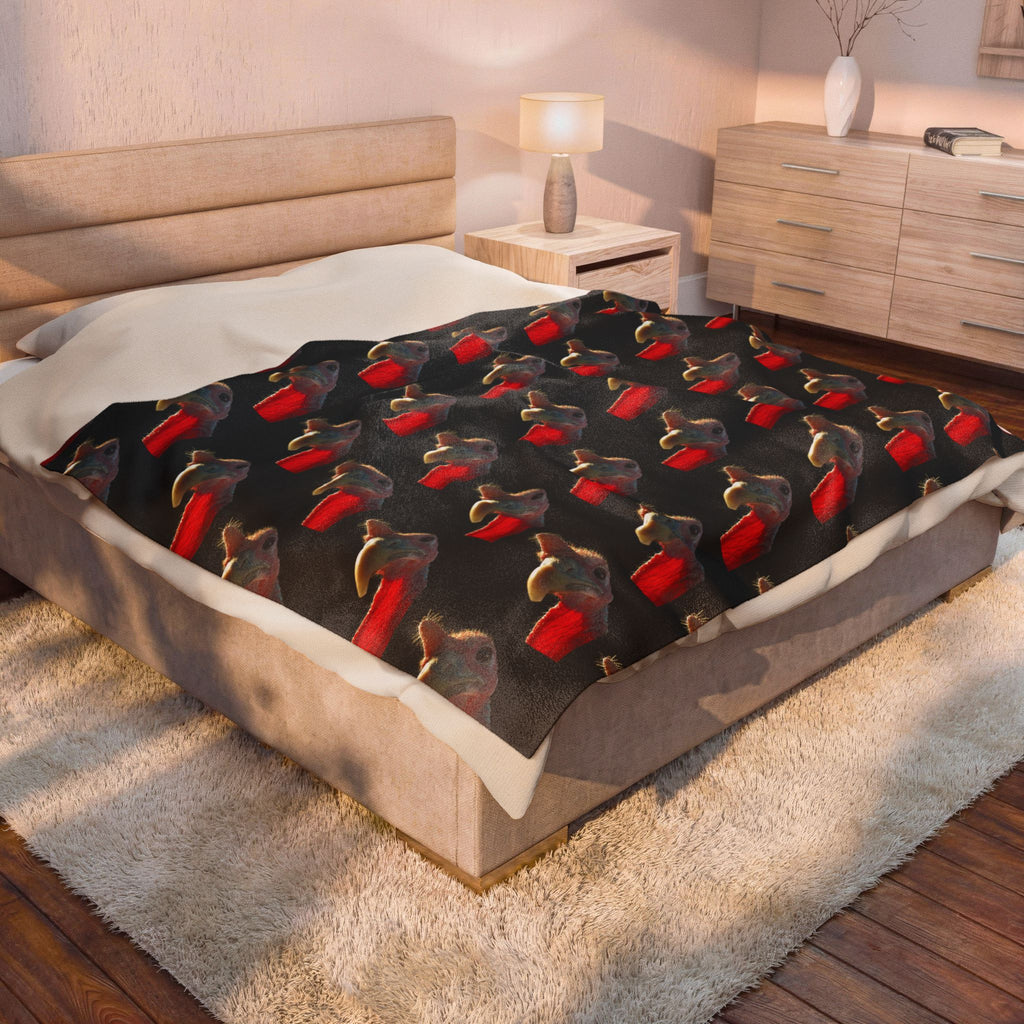 Intense Stare Plush Blanket