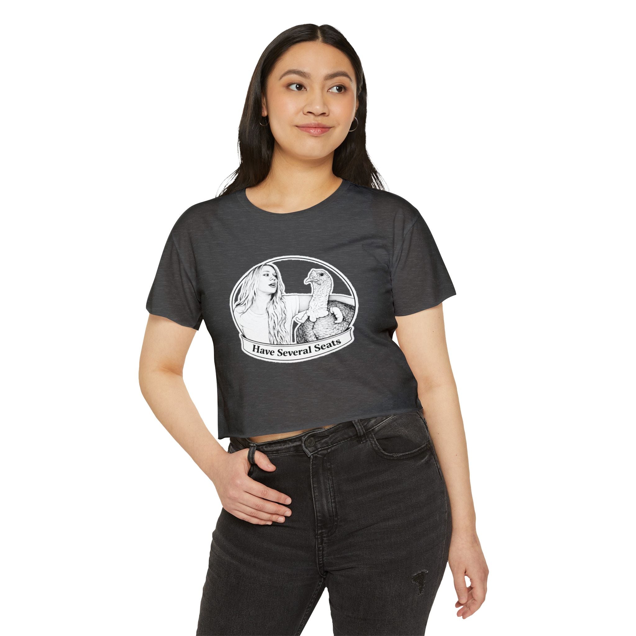 Have Several Seats Crop Top