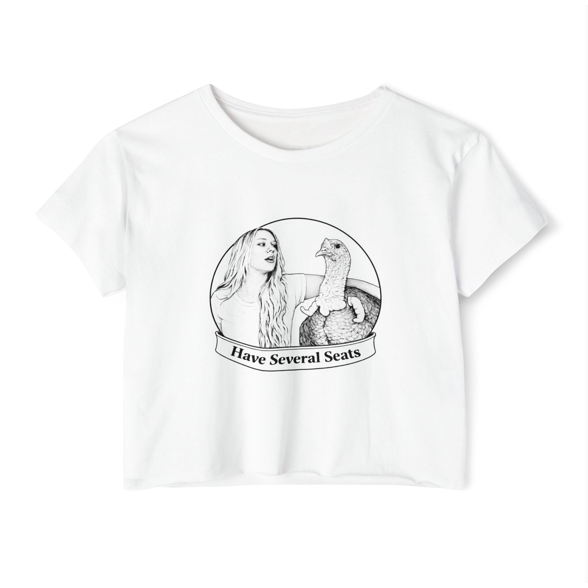 Have Several Seats Crop Top