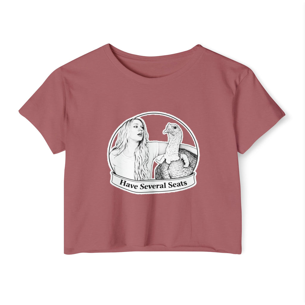 Have Several Seats Crop Top