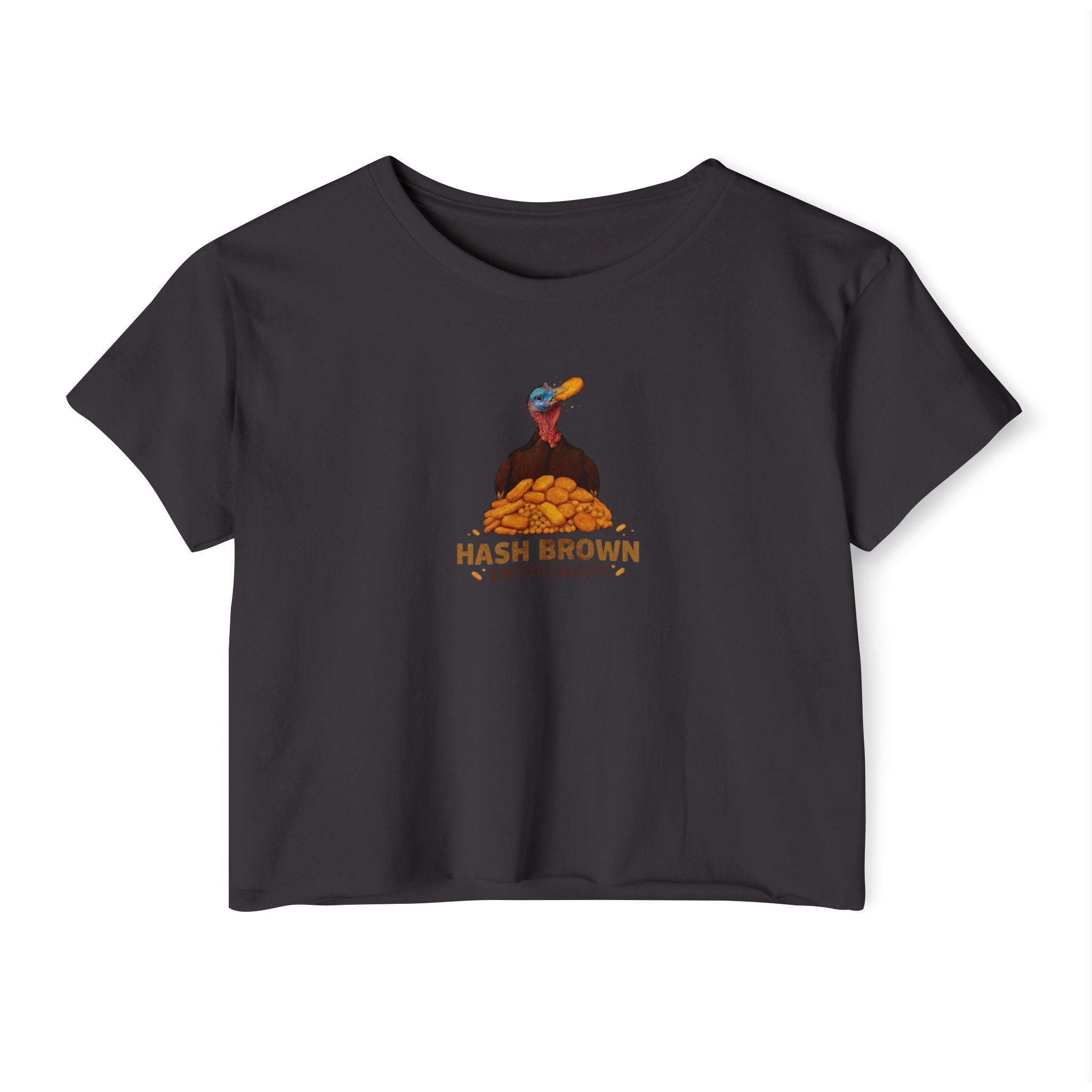 Hash Brown Enthusiast Crop Top