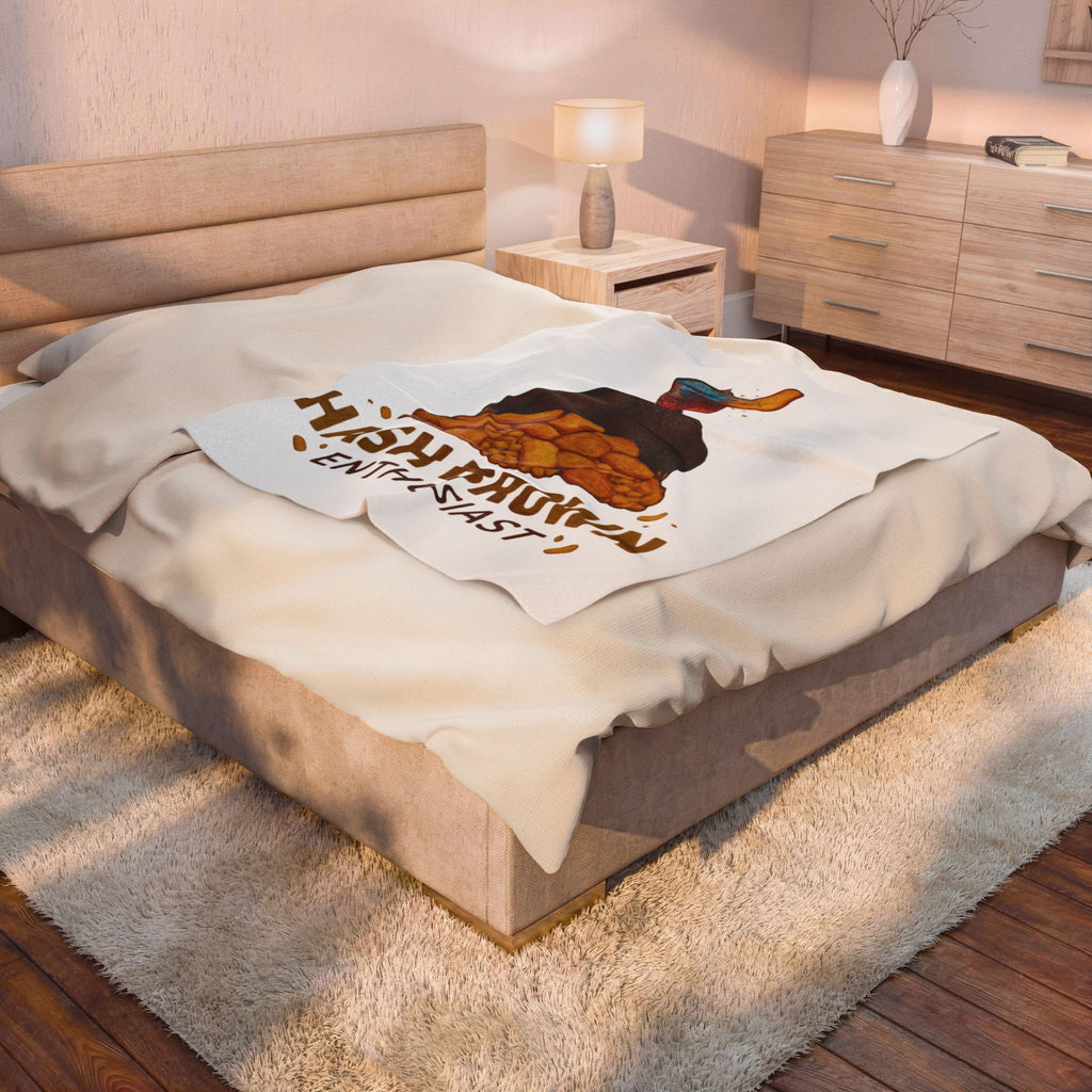 Hash Brown Enthusiast Plush Blanket