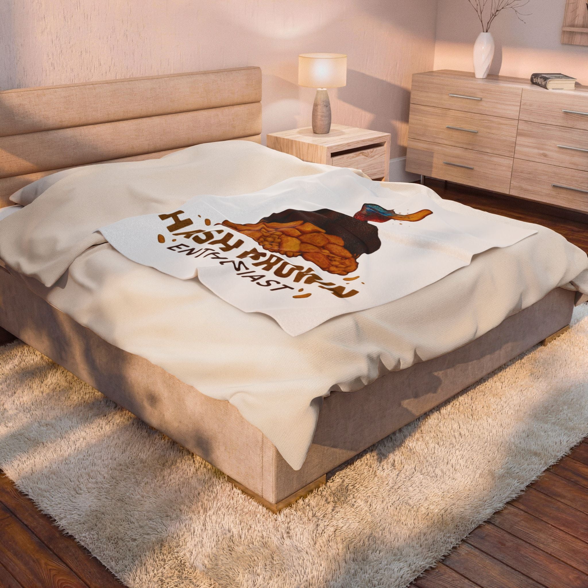 Hash Brown Enthusiast Plush Blanket