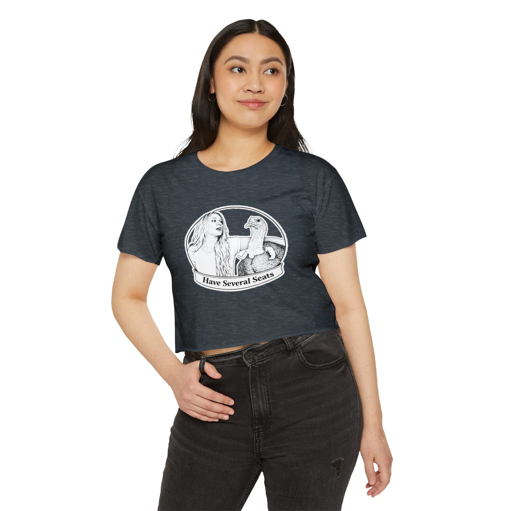 Have Several Seats Crop Top