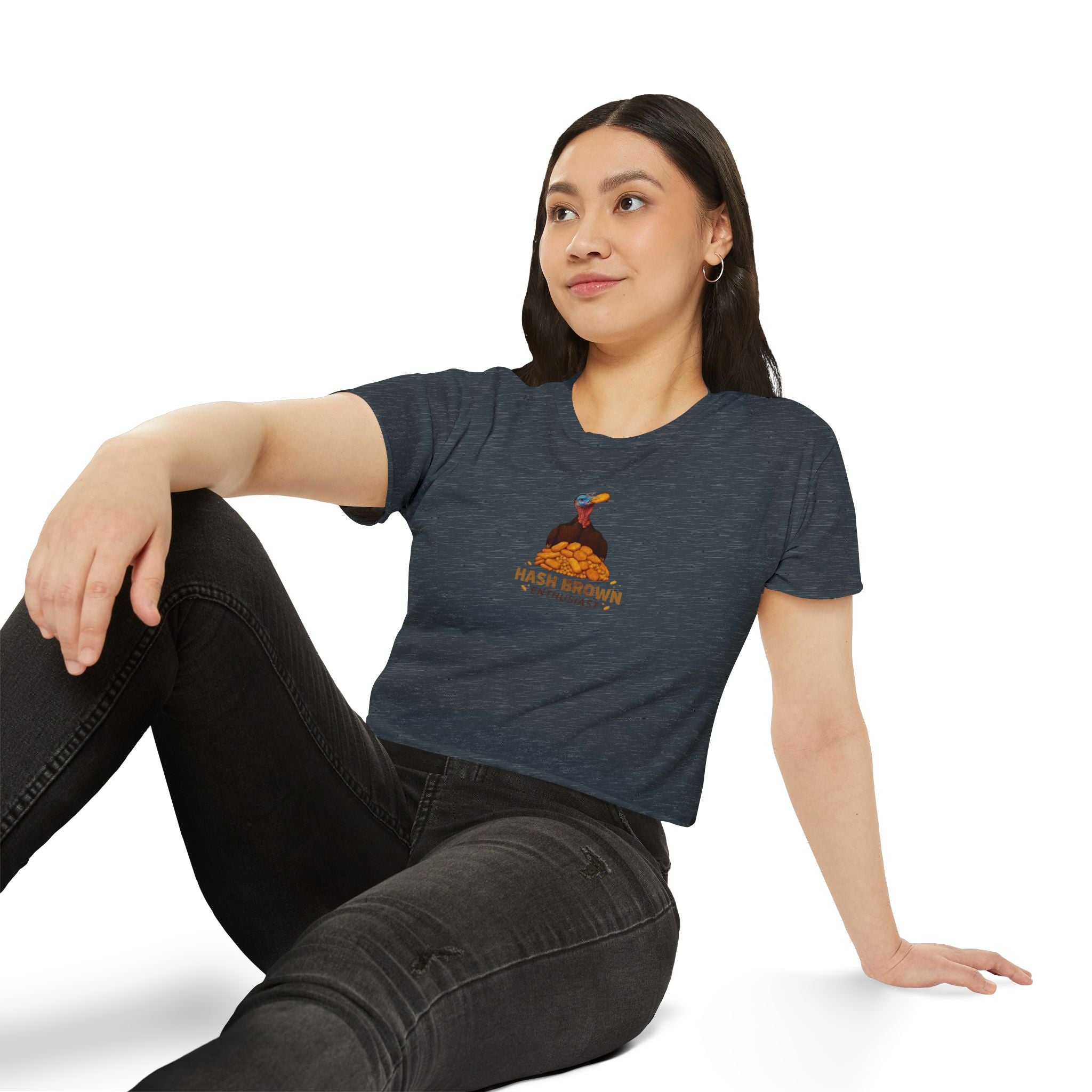 Hash Brown Enthusiast Crop Top